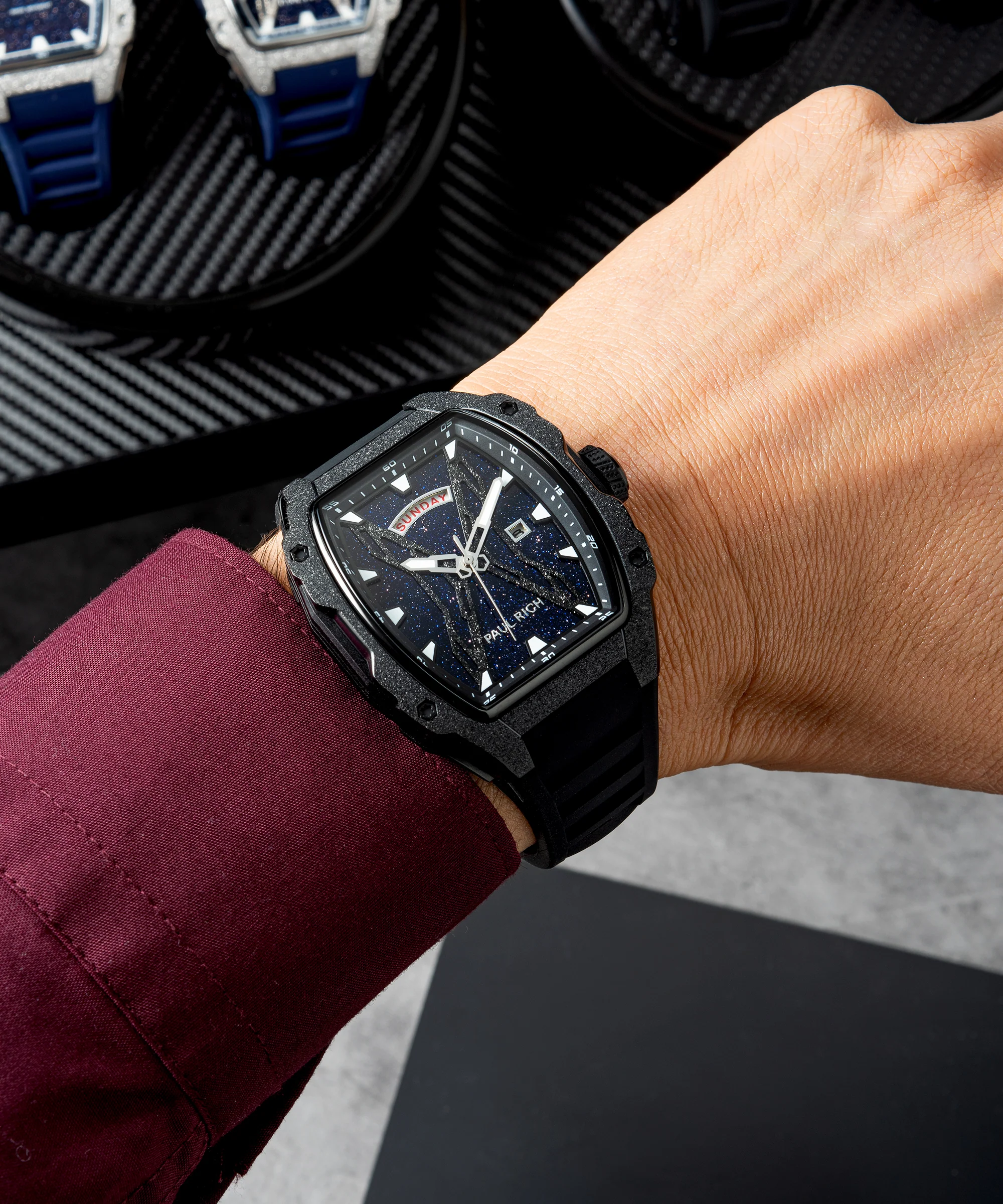 Astro Day & Date Galaxy Black - Image 6