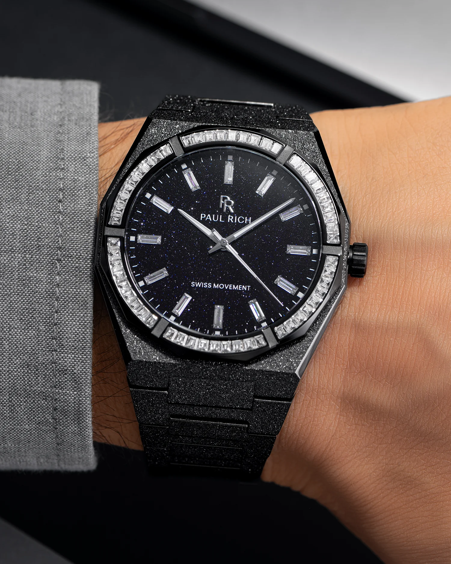 Moissanite Frosted Star Dust II Black - Image 6