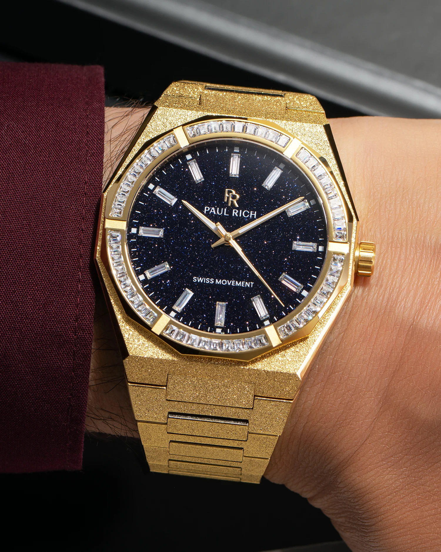 Moissanite Frosted Star Dust II Gold - Image 6