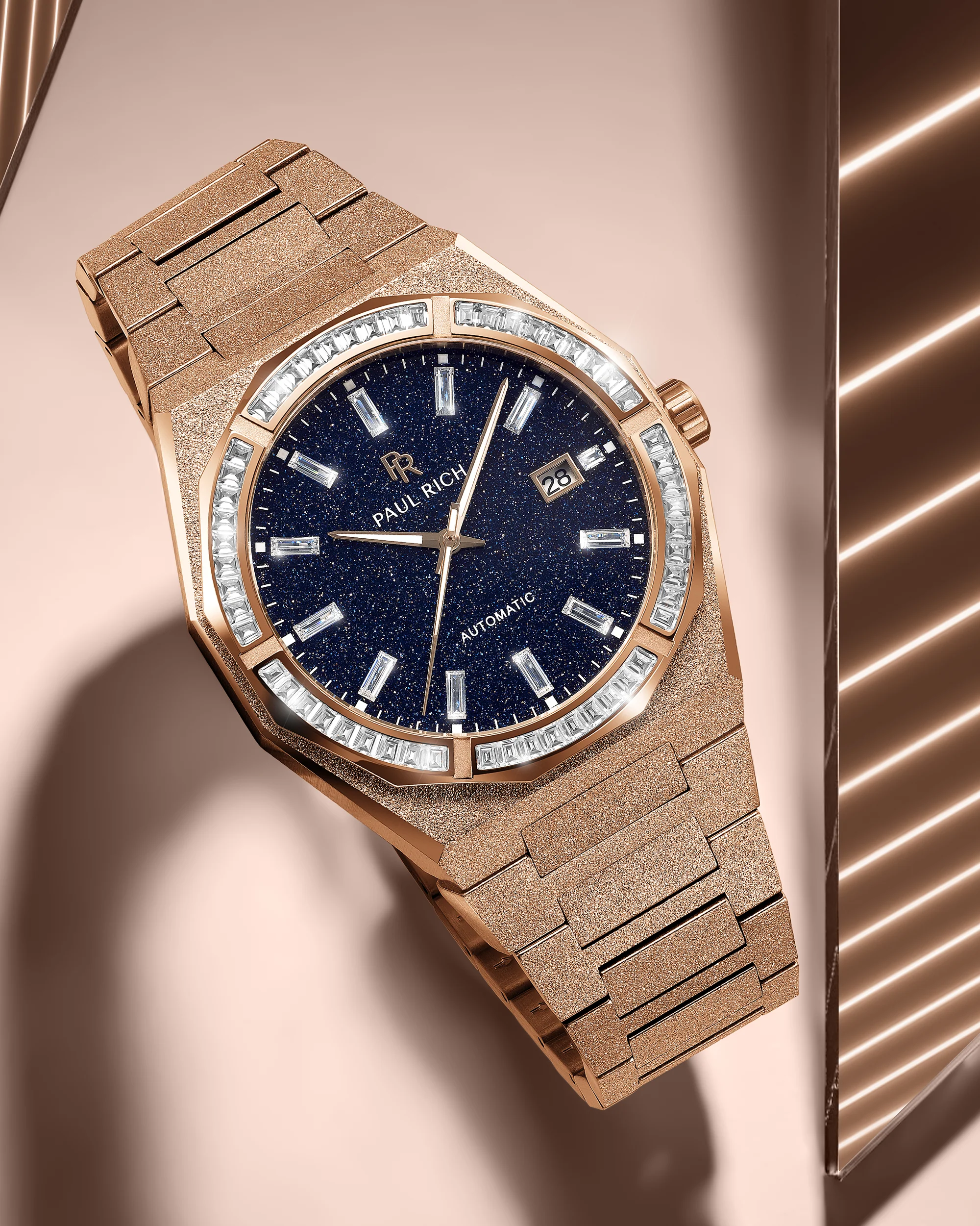 Moissanite Frosted Star Dust II Rose Gold - Image 10