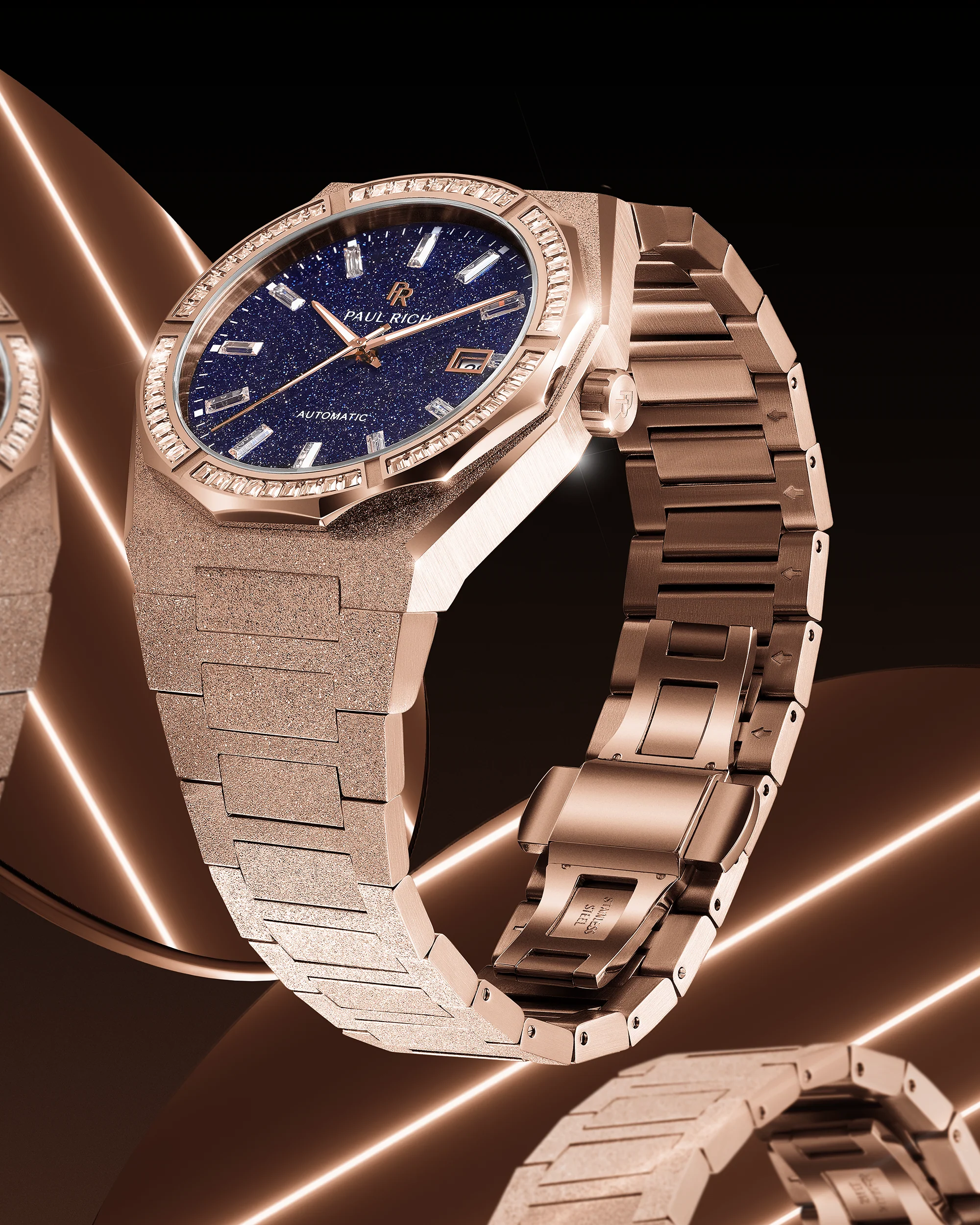 Moissanite Frosted Star Dust II Rose Gold - Image 12