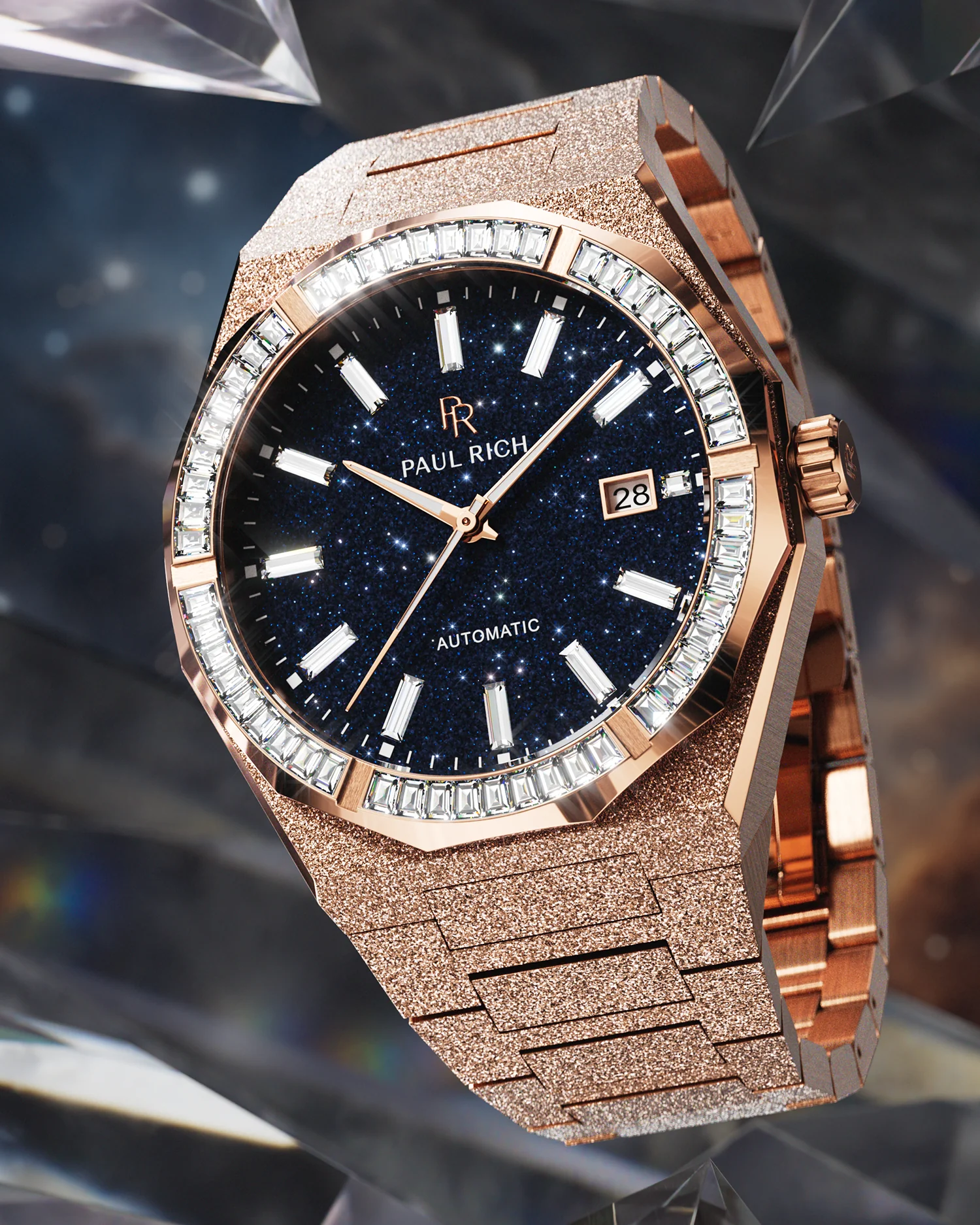 Moissanite Frosted Star Dust II Rose Gold - Image 9