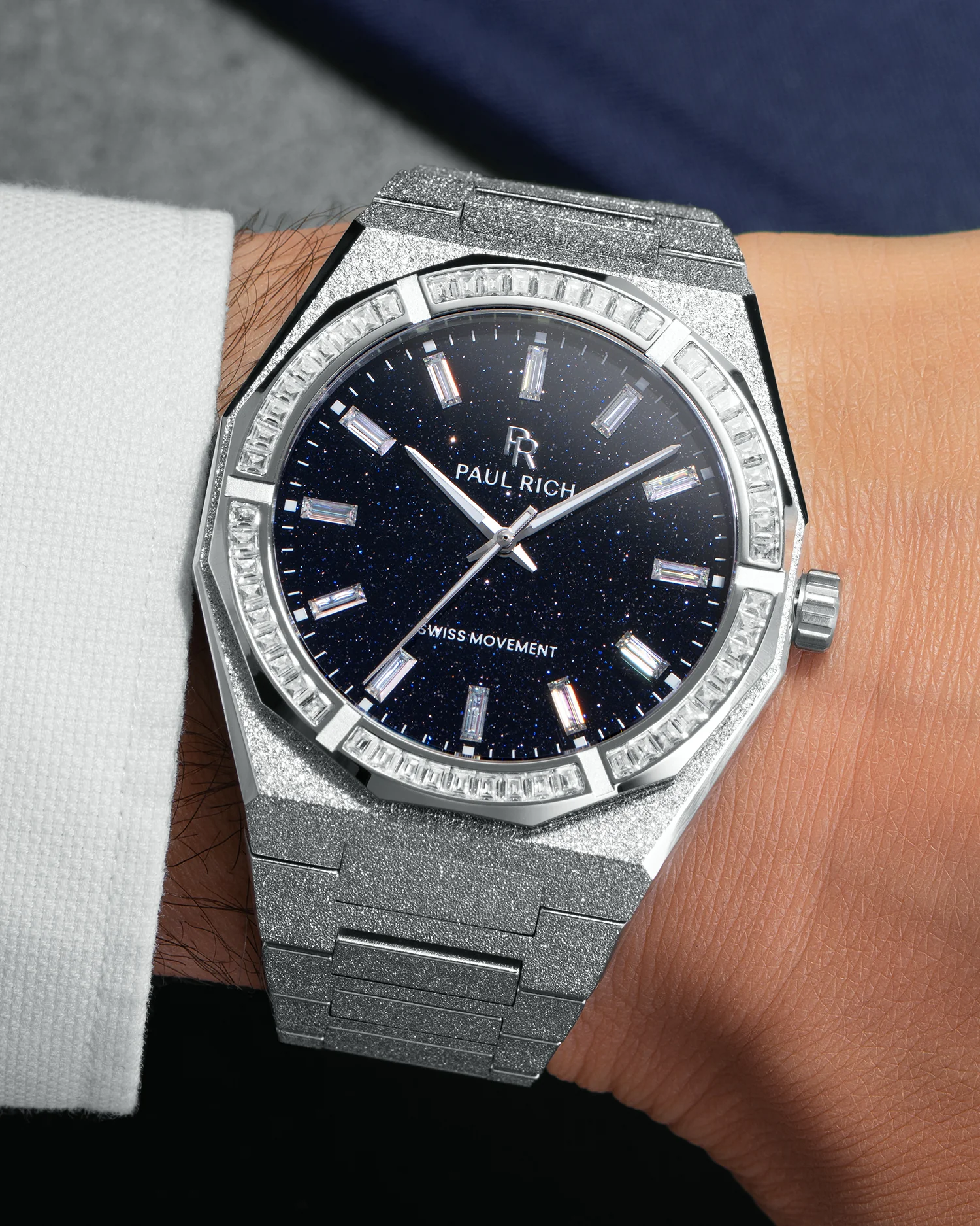 Moissanite Frosted Star Dust II Silver - Image 7