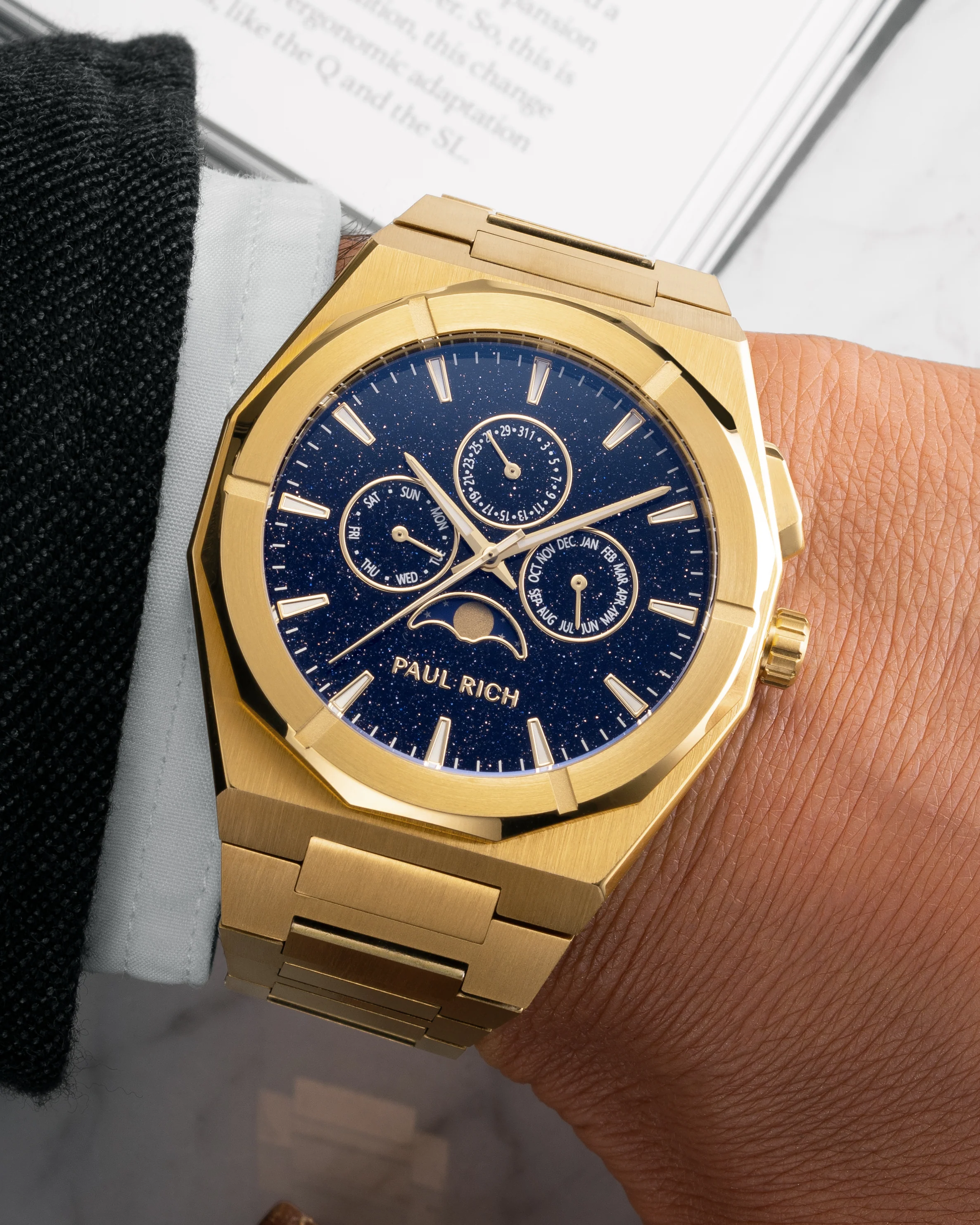 Moonphase Star Dust II Gold - Image 4