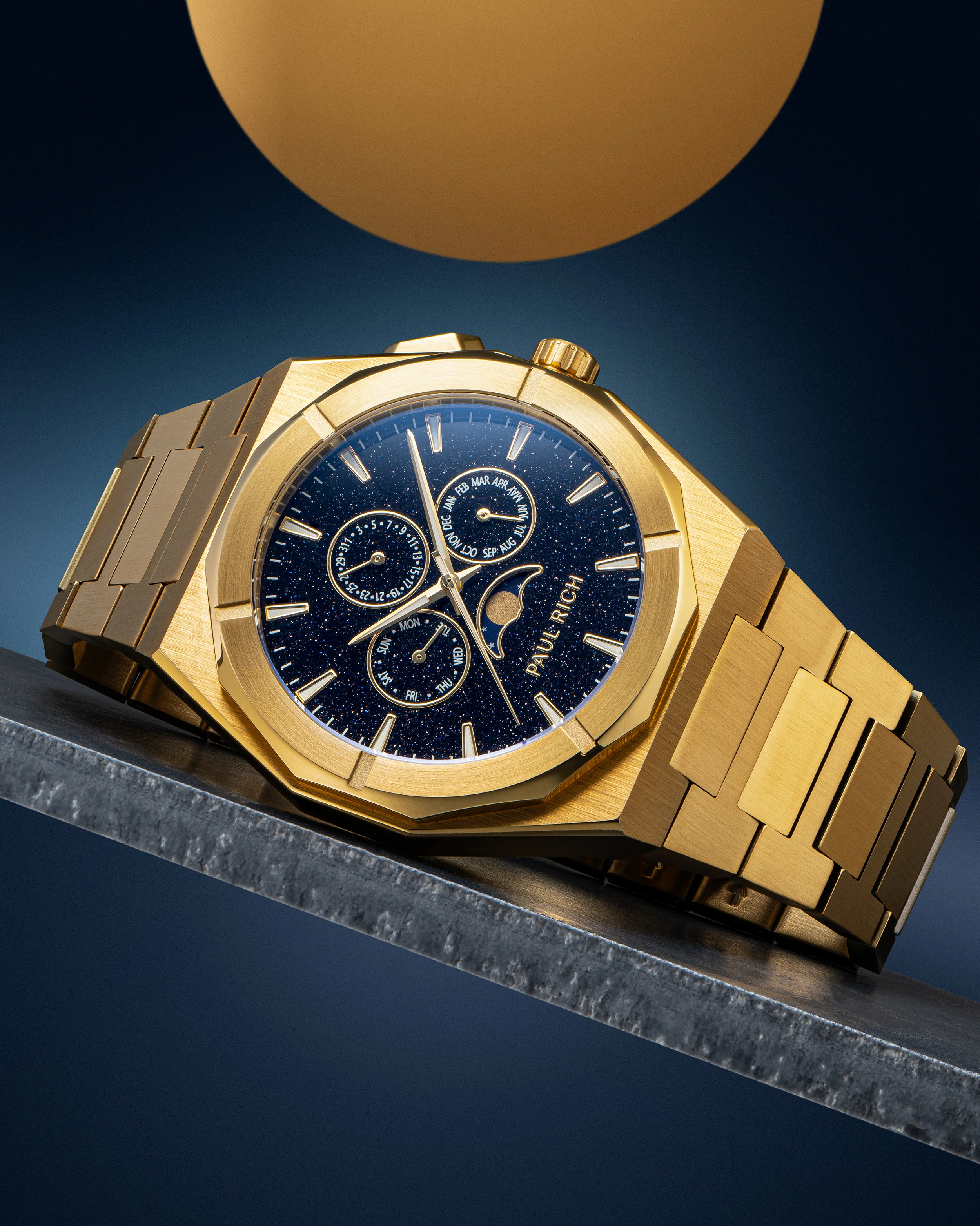 Moonphase Star Dust II Gold - Image 6