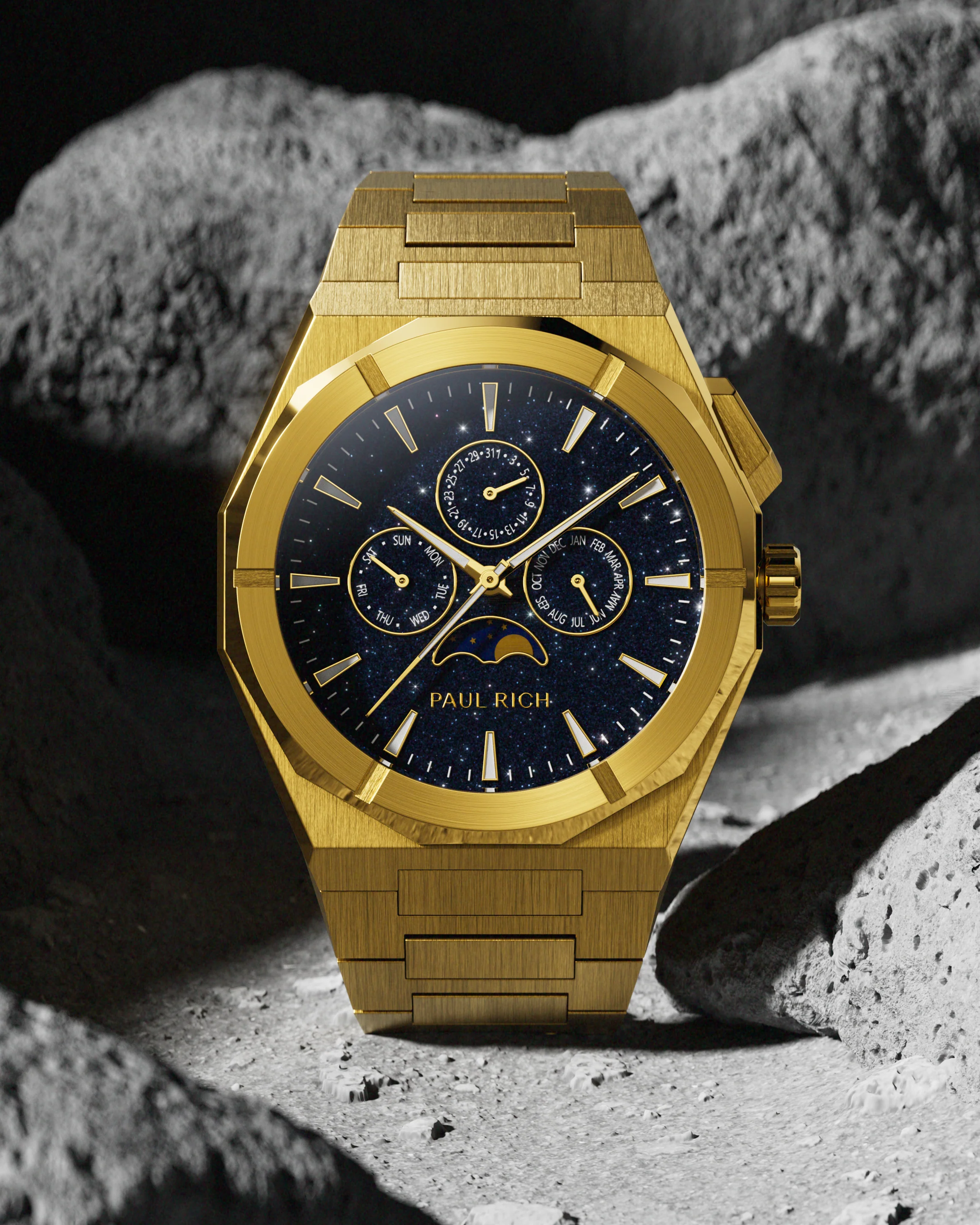 Moonphase Star Dust II Gold - Image 7