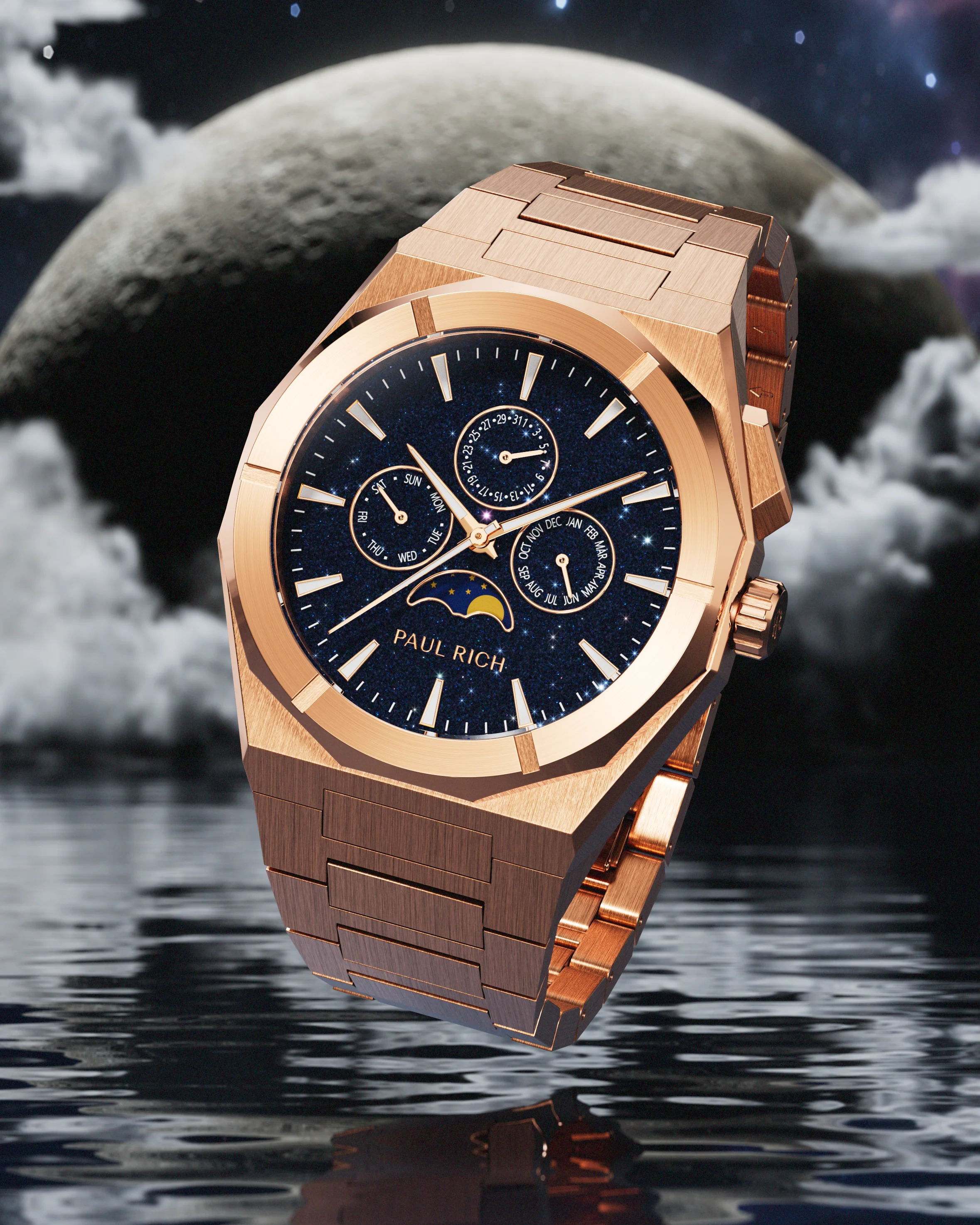 Moonphase Star Dust II Rose Gold - Image 7